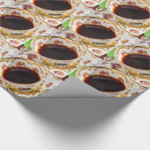 Zeit für Tee-Design Geschenkpapier (Ecke)