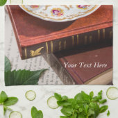 Zeit für Tee-Design Geschirrtuch (Gefaltet)