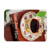 Zeit für Tee-Design Magnet (Horizontal)