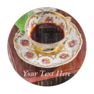 Zeit für Tee-Design Schneidebrett