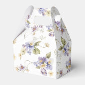 Zeit für Tee-Floral-Brautparty Geschenkschachtel (Rückseite)