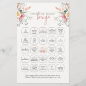 Zeit für Tee-Floral finden Sie den Gast Bingo Spie (Vorderseite)