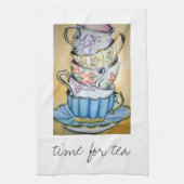 Zeit für Tee Handtuch (Vertikal)