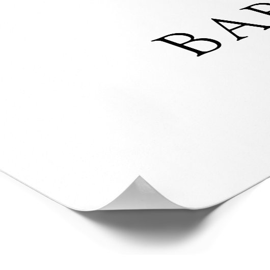 Zeit für Tee Herbst Pumpkin Baby Dusche Willkommen Poster (Ecke)