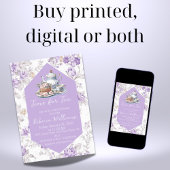 Zeit für Tee-Lavendel-Tee Brautparty Einladung