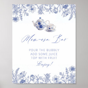 Zeit für Tee mit dem Mami, um Mama-osa-Bar Poster