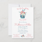 Zeit für Tee mit der Mama zu sein! Dusche Einladung (Vorderseite)