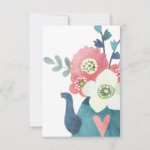 Zeit für Tee mit der Mama zu sein! Dusche Einladung (Rückseite)