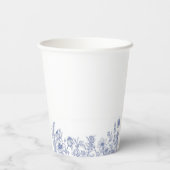 Zeit für Tee mit der Mami, um Toildusche zu sein Pappbecher (Rückseite)