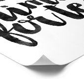 Zeit für Tee Poster (Ecke)