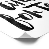 Zeit für Tee Poster (Ecke)