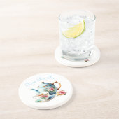 Zeit für Tee-Sandstone-Untersetzer Getränkeuntersetzer (Seite)