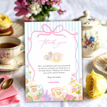 Zeit für Tee Teekannen und Tassen Babyparty