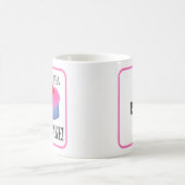 Zeit für Tee und Kuchen! Mit Ihrem Namen Kaffeetasse (Mittel)