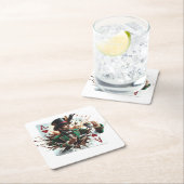 Zeit für Tee-Untersetzer Rechteckiger Pappuntersetzer (Vor Ort)