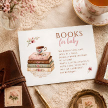 Zeit für Tee Vintage-Blumen-Tasse Bücher für Baby