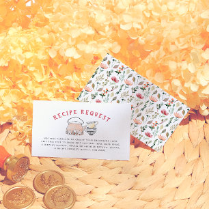 Zeit für Tee-Wildblume-Brautparty Begleitkarte