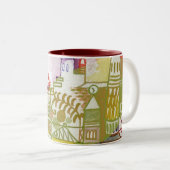 Zeit für Tee Zweifarbige Tasse (VorderseiteRechts)