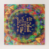 Zeit für uns Hübsches Zitat Inspiration Puzzle (Horizontal)