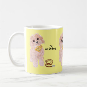 Zeit für Wanderungen Hund Kaffeetasse