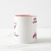 Zeit für Wein-Tasse Zweifarbige Tasse (Mittel)