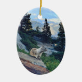 "Zeit für Zuhause" Keramik Ornament (Vorne)