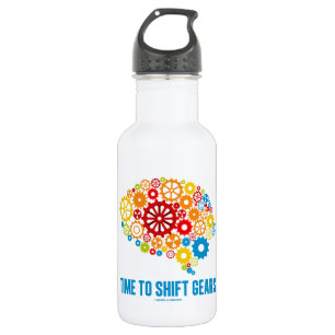 Zeit, Gänge (Gang-Gehirn) zu verschieben Edelstahlflasche