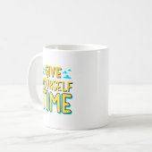 Zeit geben kaffeetasse (Vorderseite Links)