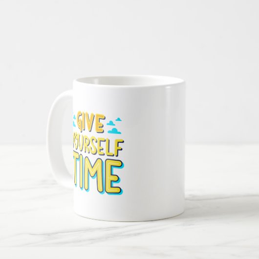 Zeit geben kaffeetasse (Vorderseite Links)