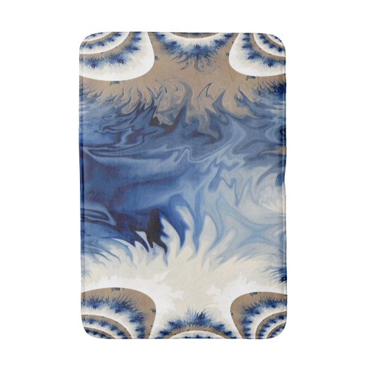 Zeit gefroren...... badematte (Vorderseite Vertikal)