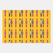 Zeit gelb sehen geschenkpapier set (Vorderseite)