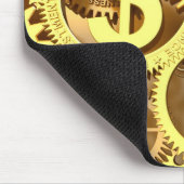 Zeit - Geld Mousepad (Ecke)