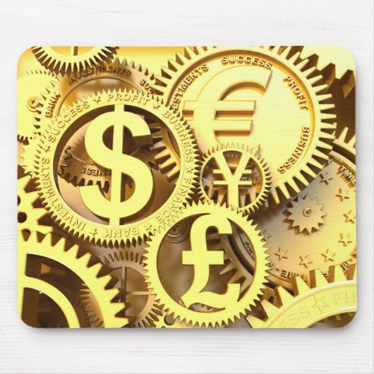 Zeit - Geld Mousepad (Vorne)