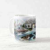 Zeit-, Geld- und Veränderungs-Tasse Kaffeetasse (Vorderseite Links)