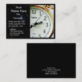 ZEIT GENUG! (Lieferung, Kurier oder Bote) v.2 Visitenkarte (Vorne/Hinten)