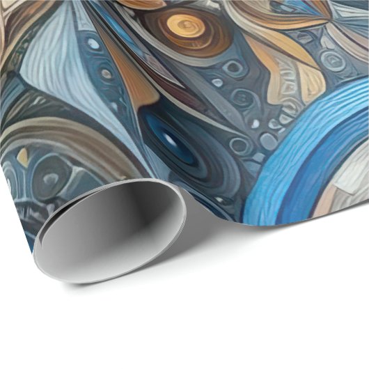 Zeit Geschenkpapier (Rolleneckpunkt)