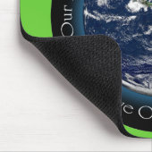 Zeit, grünes zu gehen Mousepad (Ecke)