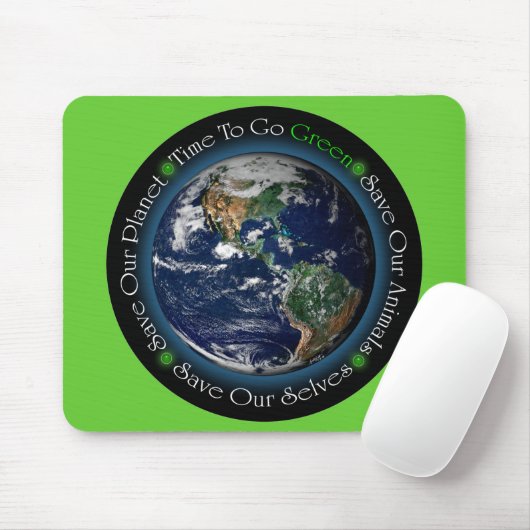 Zeit, grünes zu gehen Mousepad (Mit Mouse)