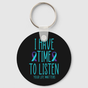 Zeit haben, auf Selbstmordbewusstsein zu hören, ps Schlüsselanhänger