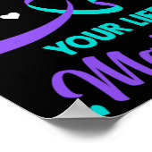 Zeit haben, den Mental Health Suizidgedanken zuzuh Poster (Ecke)