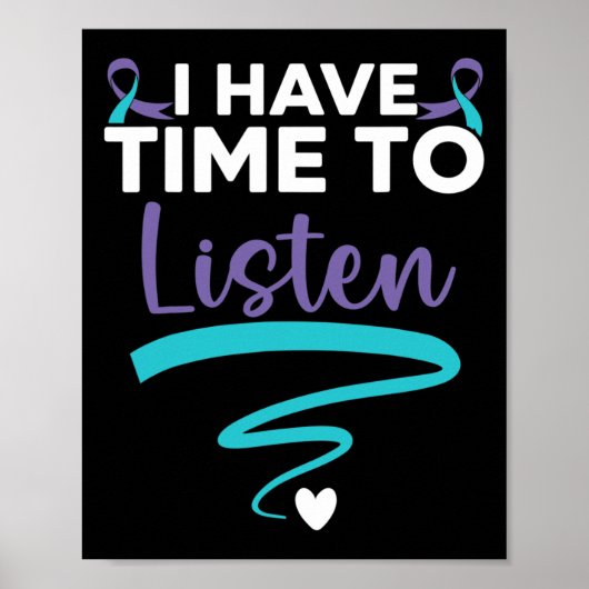 Zeit haben, Ihre Lebensprobleme psychische Gesundh Poster (Vorne)