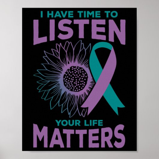 Zeit haben, Selbstmordbewusstsein zu hören Gi Poster (Vorne)