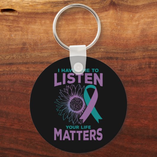 Zeit haben, Selbstmordbewusstsein zu hören Gi Schlüsselanhänger (Vorderseite)