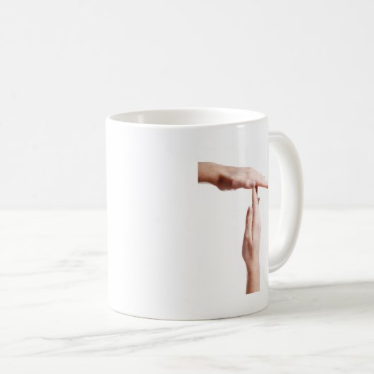 Zeit heraus kaffeetasse (VorderseiteRechts)