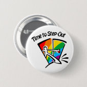 Zeit, heraus zu treten button (Vorne & Hinten)