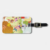 Zeit, - Hof zu zählen Gepäckanhänger (Vorderseite horizontal)