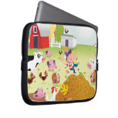 Zeit, - Hof zu zählen Laptopschutzhülle (Vorne Rechts)