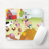 Zeit, - Hof zu zählen Mousepad (Mit Mouse)