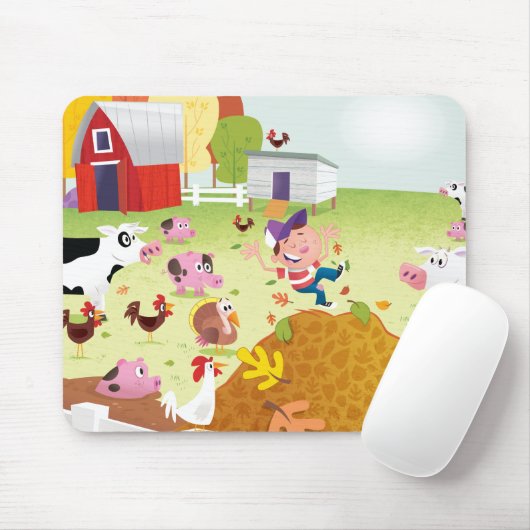 Zeit, - Hof zu zählen Mousepad (Mit Mouse)