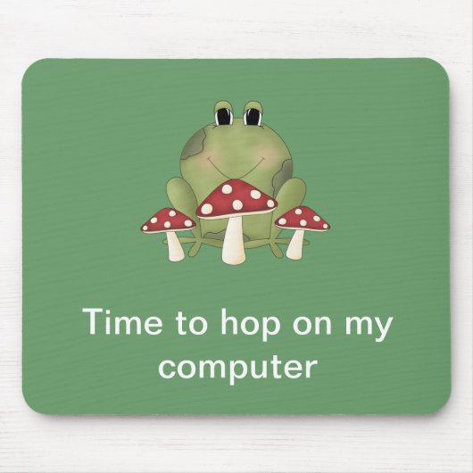 Zeit hop auf meinem Computer Mousepad (Vorne)
